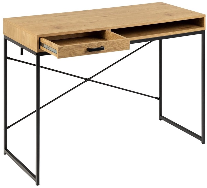 Стол Home4you Seaford AC95139, черный/дубовый
