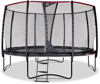 Батут EXIT Toys PeakPro, 427 см, с защитной сеткой, с лестницей