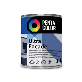 Фасадная краска Pentacolor Ultra Facade, белый, 1 л