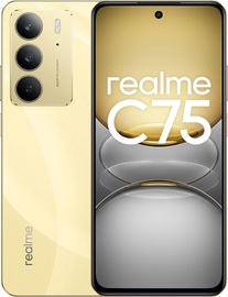 Mobiiltelefon Realme C75, 256 GB, lightning gold