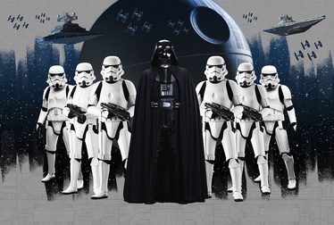 Tapetes Komar XXL4-090 Star Wars The Dark Side, 248 cm x 368 cm