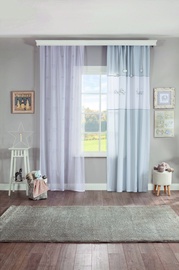 Päevakardin Mijolnir Baby Cotton Tulle 181CLK8814, valge/helesinine, 150 cm x 260 cm