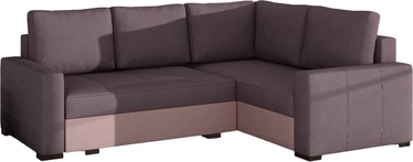 Stūra dīvāns Corona Soro 65, Soro 61, violeta, labais, 162 x 235 cm x 90 cm