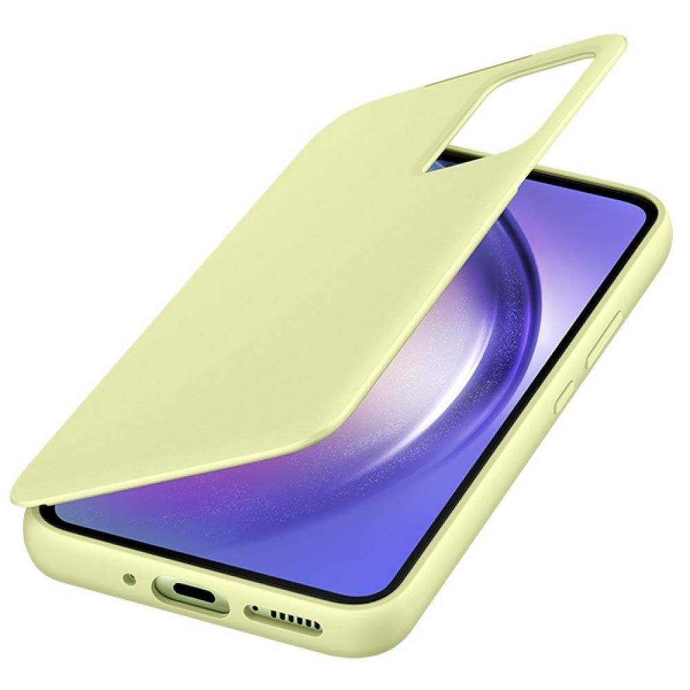 Чехол для телефона Samsung Smart View, Galaxy A34 5G, зеленый - 1a.lt