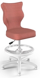 Bērnu krēsls Petit MT08 Size 3 HC+F, balta/rozā, 55 cm x 76.5 - 89.5 cm
