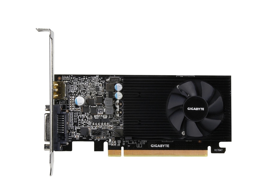 Видеокарта Gigabyte GeForce GT 1030 PCIE GV-N1030D5-2GL, 2 ГБ, GDDR5