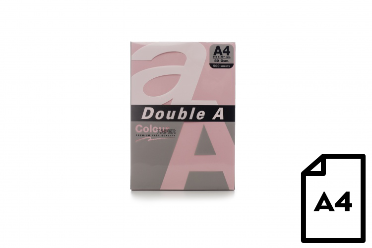 Paber Double A, A4, 80 g/m², roosa