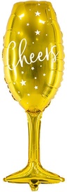 Фольгированный шар Party&Deco Glass, золотой
