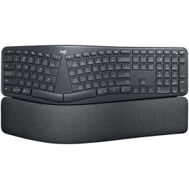 Klaviatūra Logitech Ergo K860 EN/RU, melna, bezvadu
