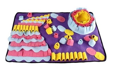 Rotaļlieta sunim Educational Olfactory Mat, daudzkrāsains