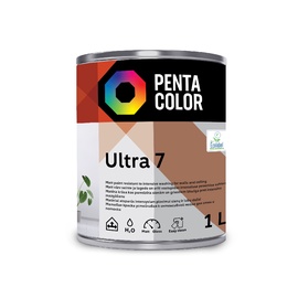 Dispersiniai dažai Pentacolor Ultra 7, balta, 1 l