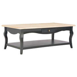 Kohvilaud VLX MDF, must/puu, 1100 mm x 600 mm x 400 mm