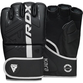 Перчатки для ММА RDX Grappling F6 Matte GGR-F6MW-L, белый/черный, L