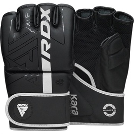 MMA cimdi RDX Grappling F6 Matte GGR-F6MW-L, balta/melna, L