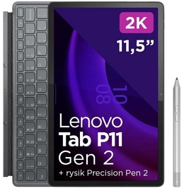 Tahvelarvuti Lenovo Tab P11 2nd Gen ZABG0184PL, hall, 11.5", 6GB/128GB, 3G, 4G