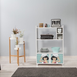 Köögikapp Kalune Design Elektrobar, valge, 450 mm x 750 mm x 1020 mm