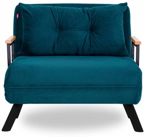 Vienvietīgs dīvāns-gulta Hanah Home Sando, zaļa, 78 x 60 cm x 78 cm