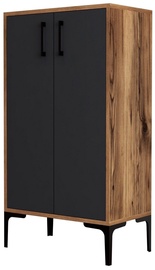 Jalatsikapp Kalune Design Prag 845HCT4107, pruun/must, 35 cm x 60 cm x 111 cm