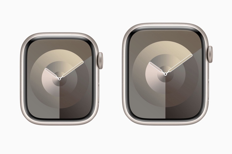 Nutikell Apple Watch Series 9 GPS, 45mm Starlight Aluminium Starlight Sport Band S/M, beež