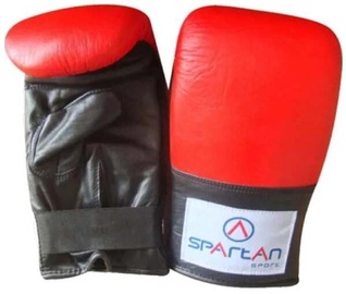 Боксерские перчатки Spartan Trenink, черный/красный, L