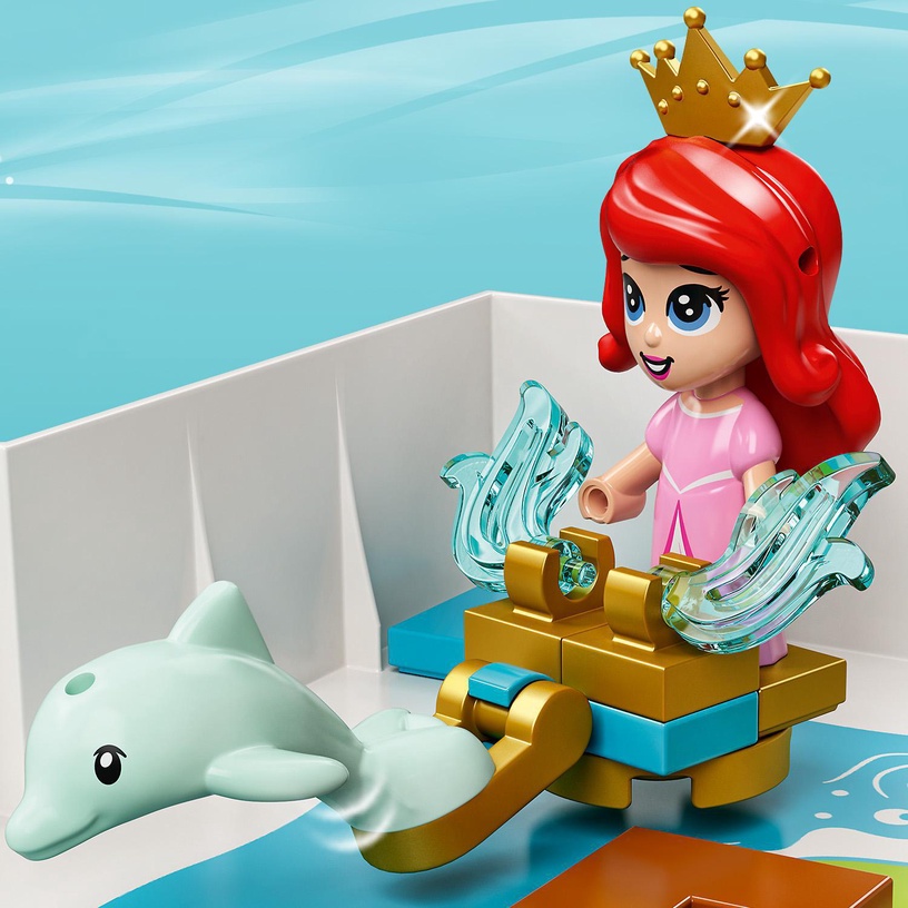 Konstruktor LEGO® | Disney Princess™ Arieli, Bella, Tuhkatriinu ja Tiana juturaamatu seiklused 43193, 130 tk