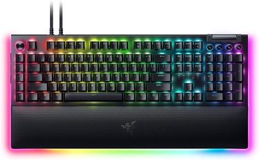 Klaviatūra Razer BlackWidow BlackWidow V4 Pro Razer Yellow Angļu (US), melna