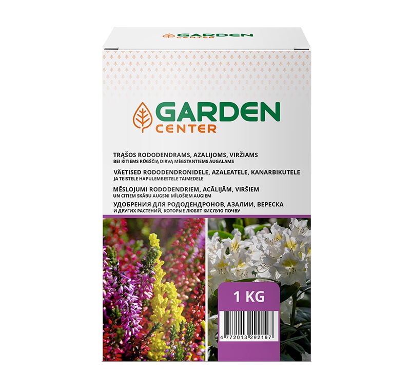 Mēslojumsrododendriem,azālijāmGardenCenter,granulēts,1kg