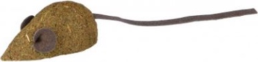 Игрушка для кошек с кошачьей травой Trixie Mouse 45749, коричневый, 5 см
