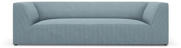 Dīvāns Micadoni Home Ruby, gaiši zila, 232 x 92 cm x 69 cm