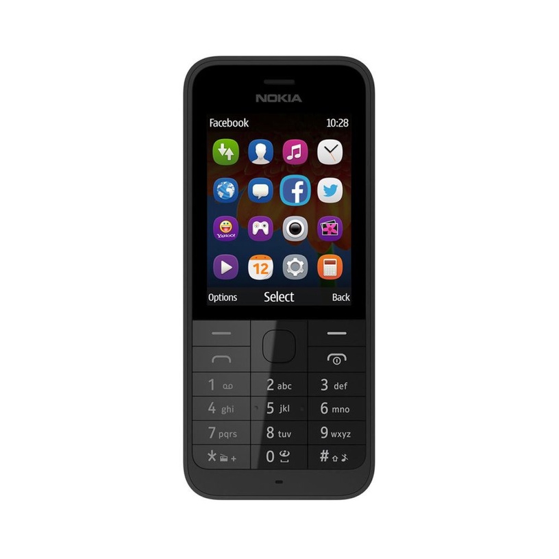 Кнопочный телефон Nokia 230 DS, 16 MB, серебристый