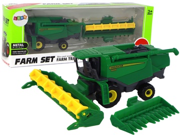Rotaļlietu kombains Lean Toys Farm Set, zaļa