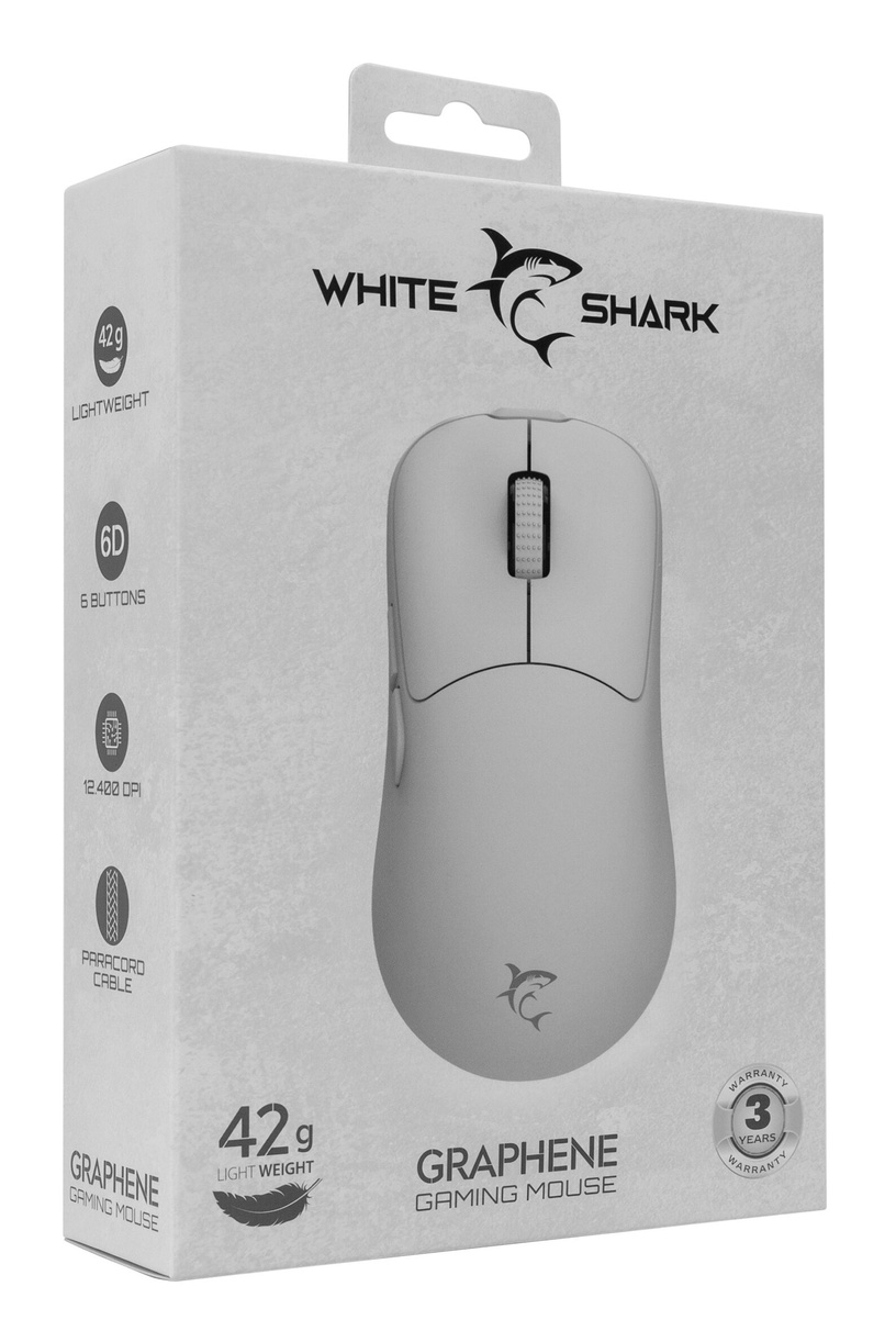 Игровая мышь White Shark GM-5014, белый