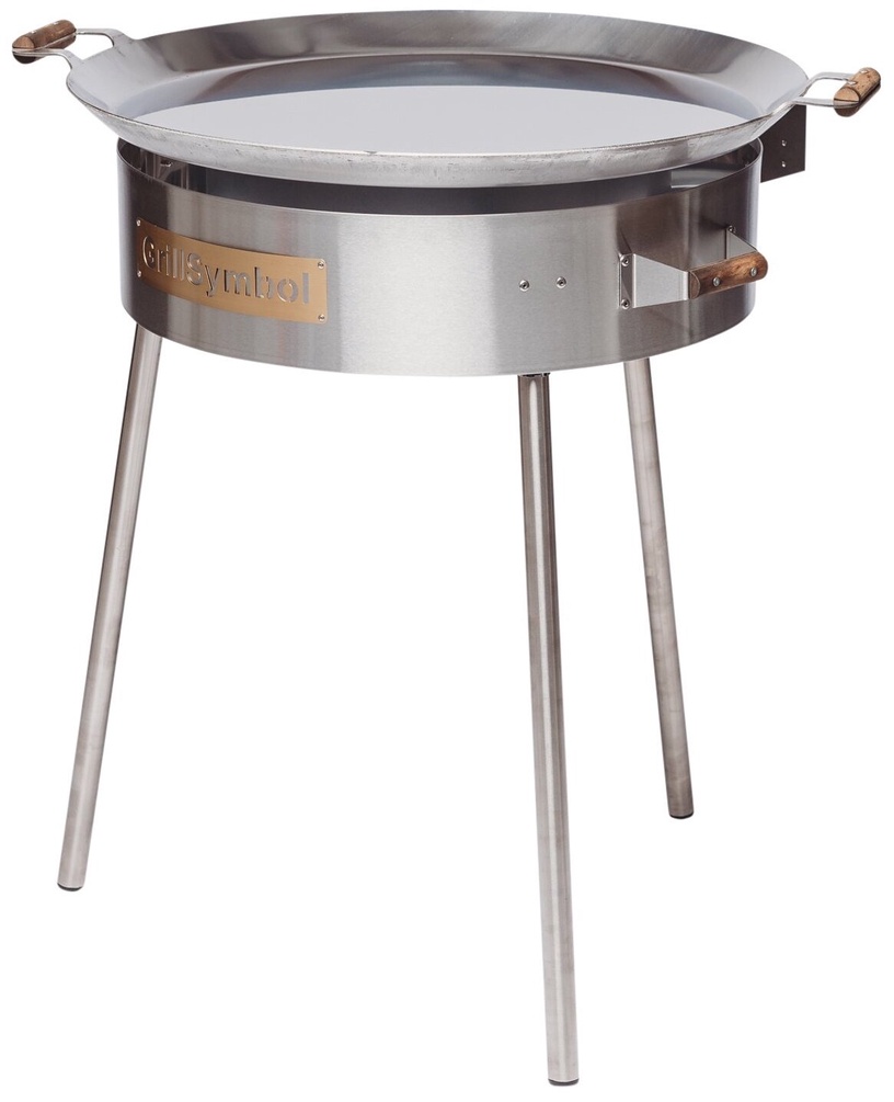 Paella valmistamise grillikomplekt GrillSymbol Pro-720 Inox, 72 cm x 72 cm