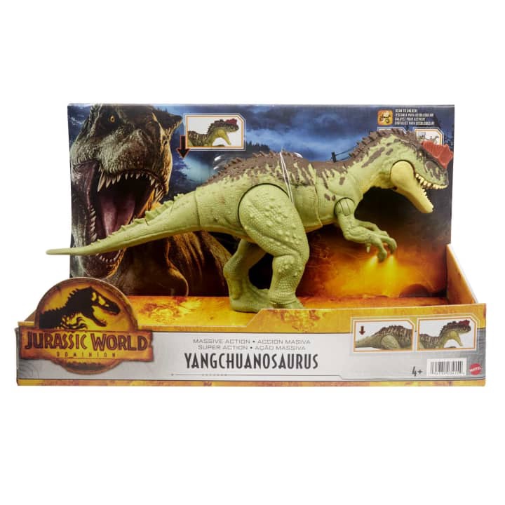 Фигурка-игрушка Mattel Jurasic World Massive Action Yangchuanosaurus HDX49, 35.5 см