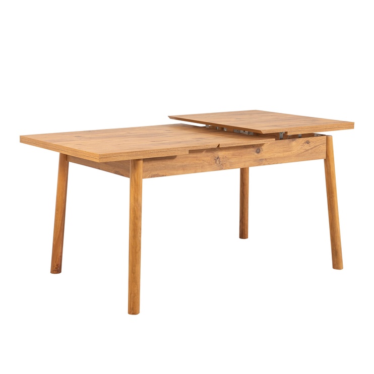 Ēdamistabas komplekts Kalune Design Santiago 1048 - 1 A, priedes/tumši zila