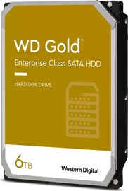 Serveri kõvaketas (HDD) Western Digital Gold Enterprise WD6003FRYZ, 256 MB, 3.5", 6 TB