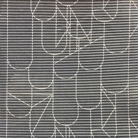 Vannas istabas paklājs Besk, balta/melna, 100 cm x 65 cm