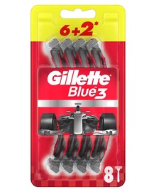 Skustuvas Gillette BLUE3, 8 vnt