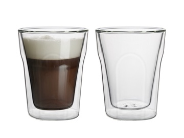 Набор стаканов с двойными стенками Florina 3K6605, прозрачный, 0.24 л