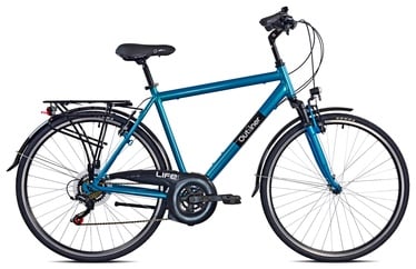Велосипед Outliner Life Comfort 22K6200, мужские, синий, 28″