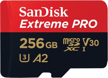Atmiņas karte SanDisk Extreme, 256 GB