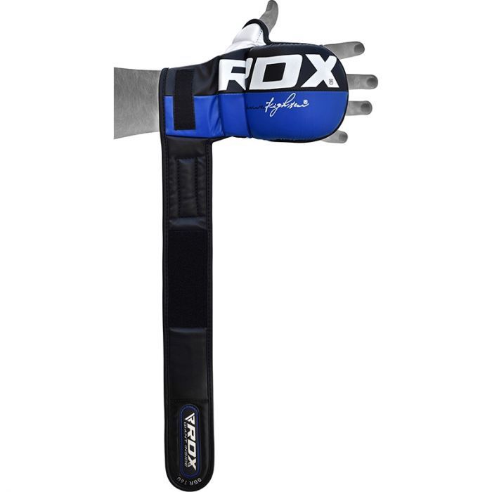 Перчатки для ММА RDX Grappling Rex T6 Plus GGR-T6U-M+, синий/белый/черный, M