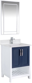 Комплект мебели для ванной Kalune Design Yampa 24, темно-синий, 54 x 60 см x 86 см