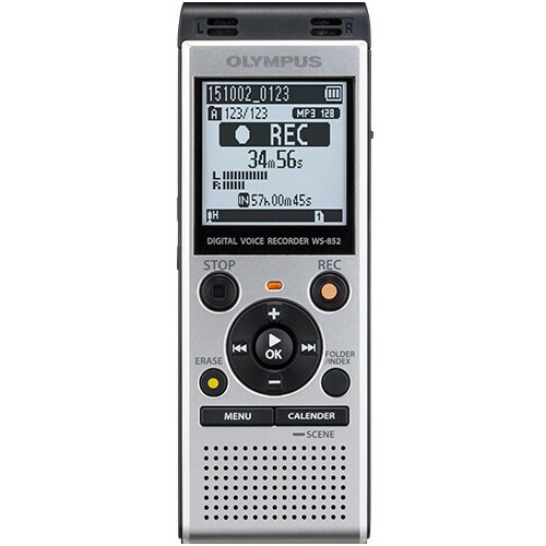 Диктофон Olympus WS-852, серебристый/черный, 4 ГБ
