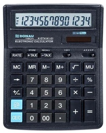 Калькулятор настольные Donau DT4141, черный