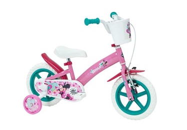 Детский велосипед Huffy Disney Minnie, белый/розовый, 12", 12″