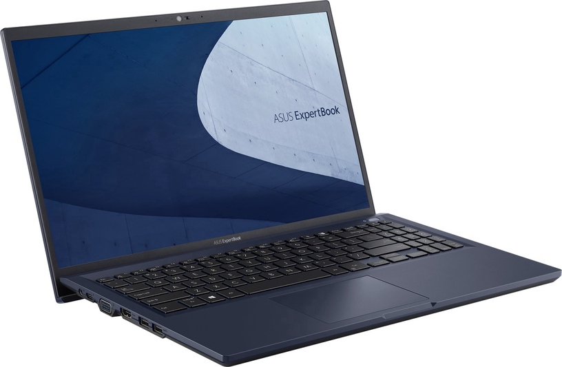 Sülearvuti Asus ExpertBook B1500CEAE-BQ3937X PL, i3-1115G4, 8 GB, 512 GB, 15.6 ", Intel UHD Graphics