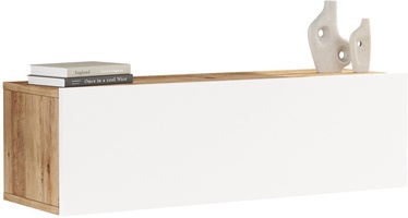 Подвесной шкафчик Kalune Design FR12-AW, коричневый/белый, 100 см x 29.1 см x 29.1 см