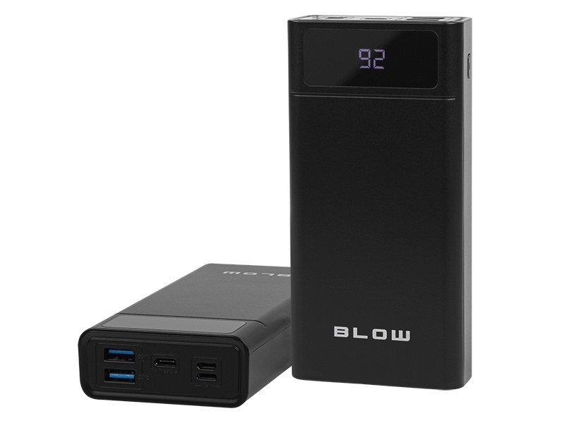 Зарядное устройство - аккумулятор Blow PB40AUSB-C, 40000 мАч, черный