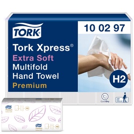 Бумажные полотенца Tork Xpress Multifold Premium, H2 100297, 2 сл, 21 л.